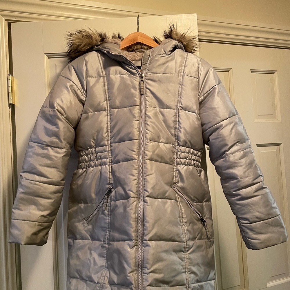 Lands' End Faux Fur Coat